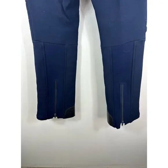 Vintage Roffe Skiwear Softshell Ski Pants Padded Navy Blue Size 32 Waist - Picture 12 of 13